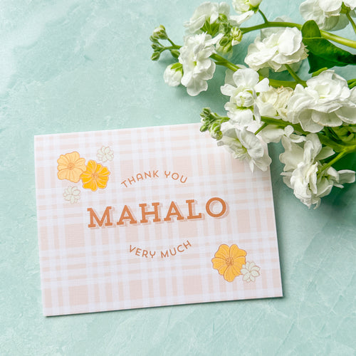 Ilima Mahalo - Greeting Card