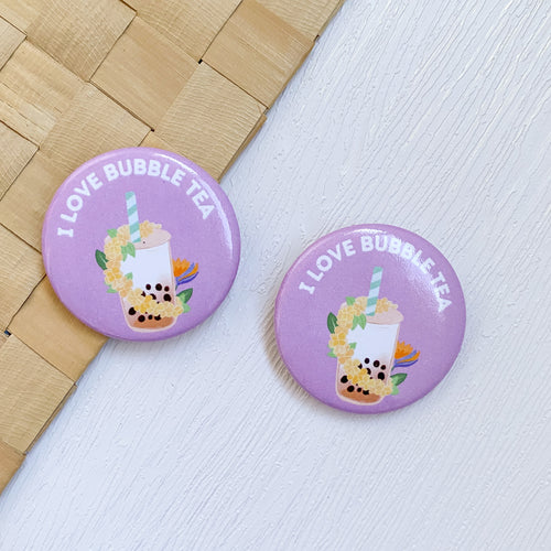 I Love Bubble Tea - Mini Button